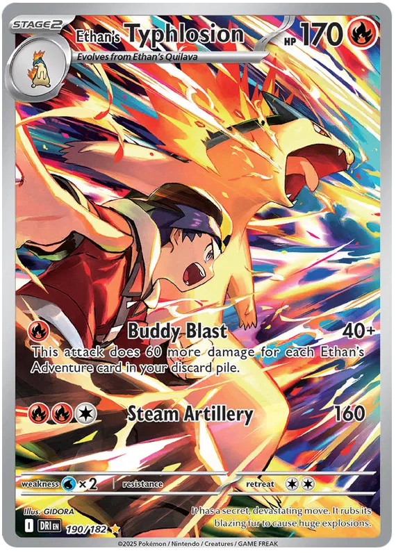 Ethan's Typhlosion 190/182 Destined Rivals