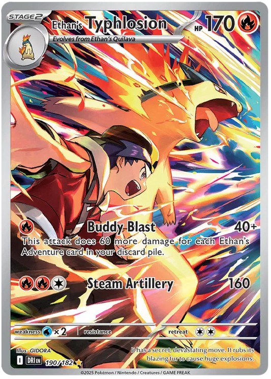 Ethan's Typhlosion 190/182 Destined Rivals