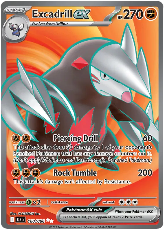 Excadrill ex 160/086 Black Bolt
