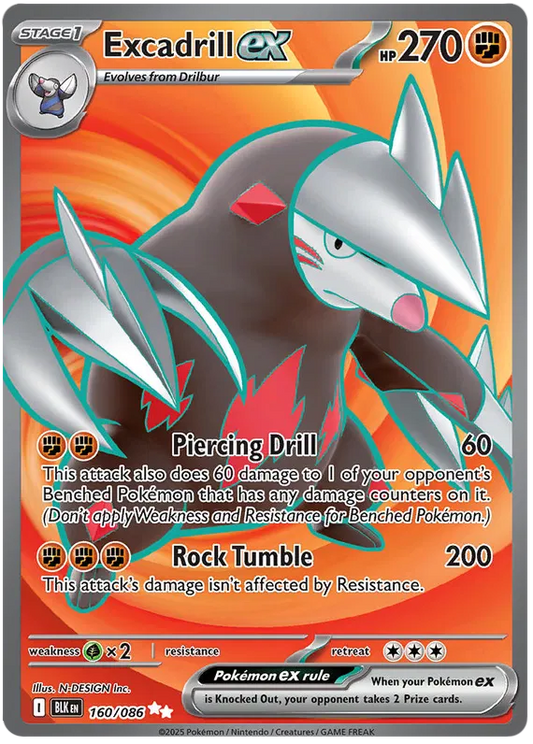 Excadrill ex 160/086 Black Bolt