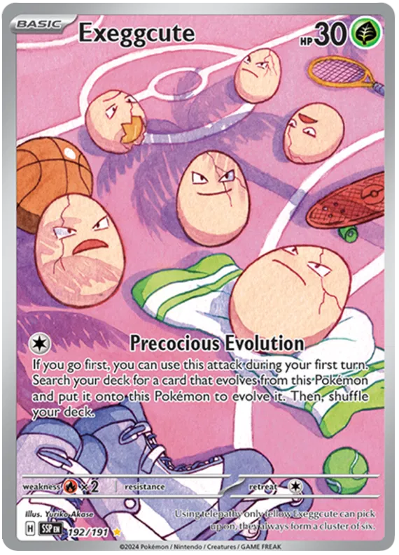 Exeggcute 192/191 Surging Sparks