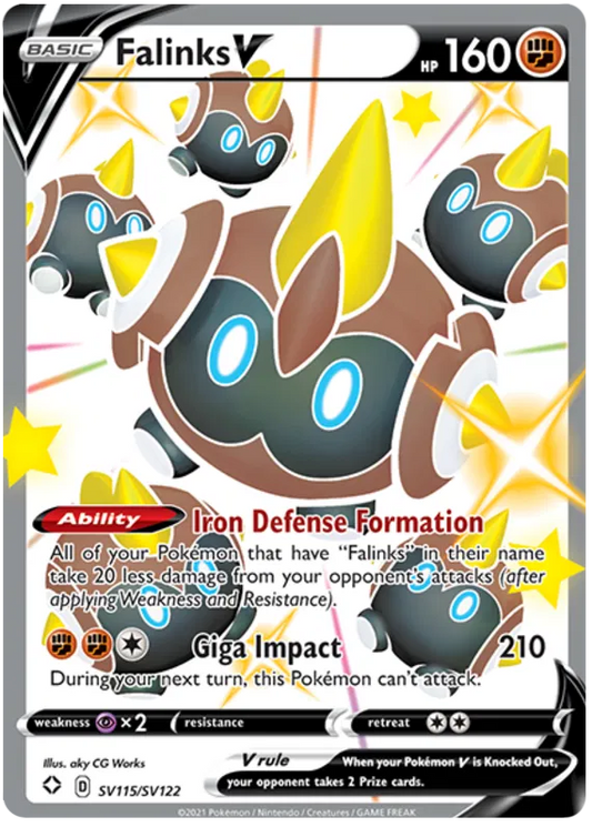 Falinks V SV115/SV122 Sword & Shield Shining Fates