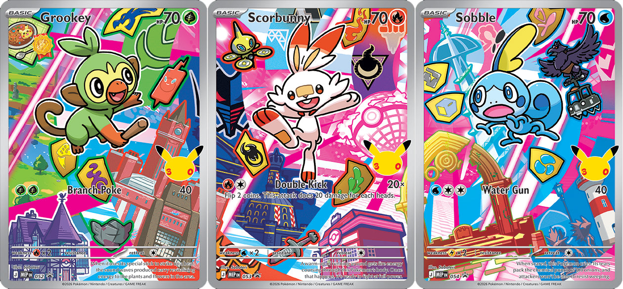First Partner Illustration Collection Series 2 Galar GEN 8 Set