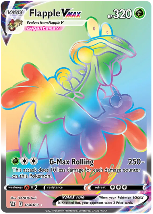 Flapple VMAX 164/163 Battle Styles