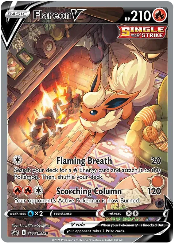 Flareon V SWSH179 Sword & Shield Promo