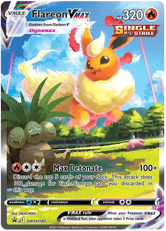 Flareon VMAX SWSH180 Sword & Shield Promo