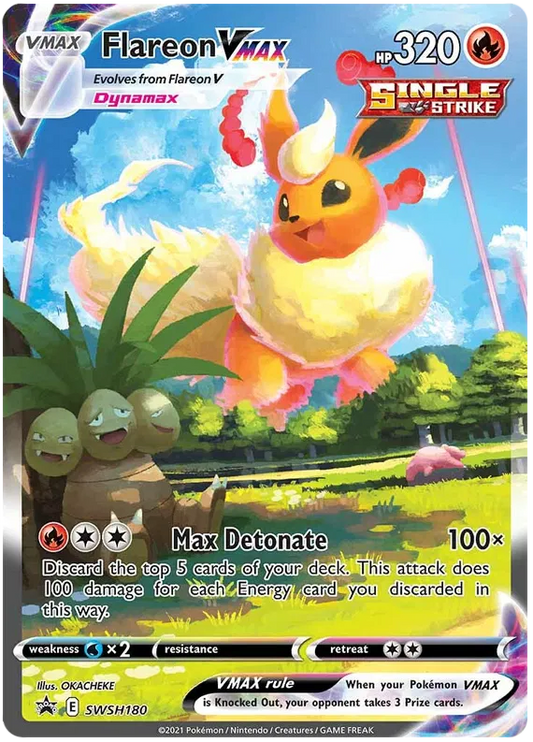 Flareon VMAX SWSH180 Sword & Shield Promo