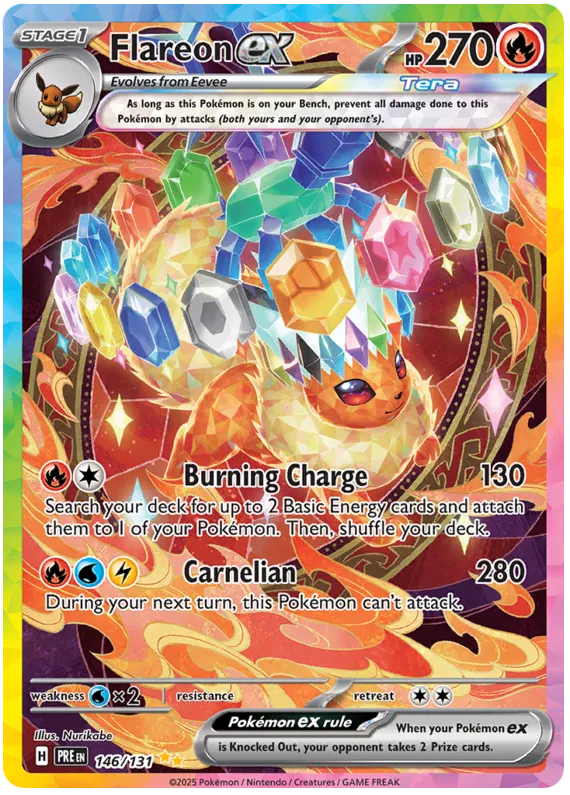 Flareon ex 146/131 Prismatic Evolutions