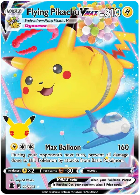 Flying Pikachu VMAX 7/25 Sword & Shield Celebrations