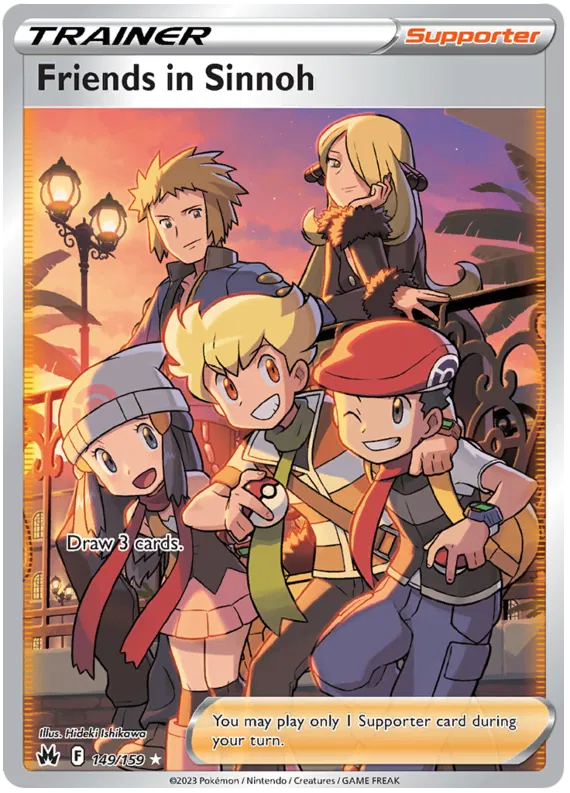 Friends in Sinnoh 149/159 Crown Zenith