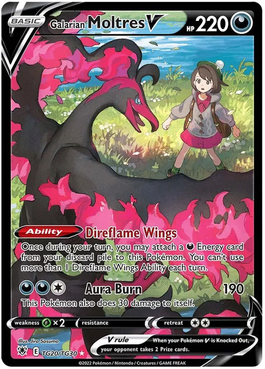Galarian Moltres V TG20/TG30 Astral Radiance Trainer Gallery