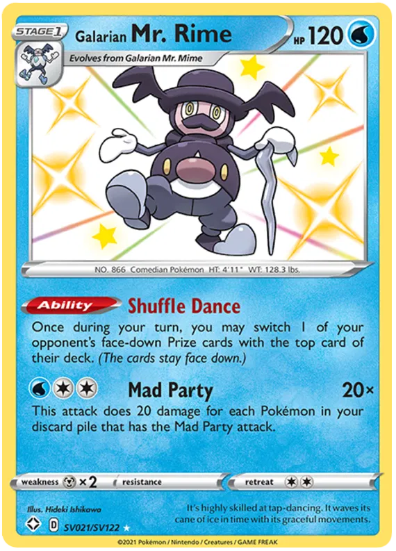 Galarian Mr. Rime SV021/SV122 Shining Fates