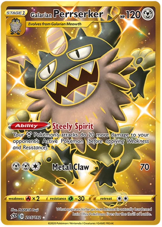 Galarian Perrserker 205/192 Rebel Clash