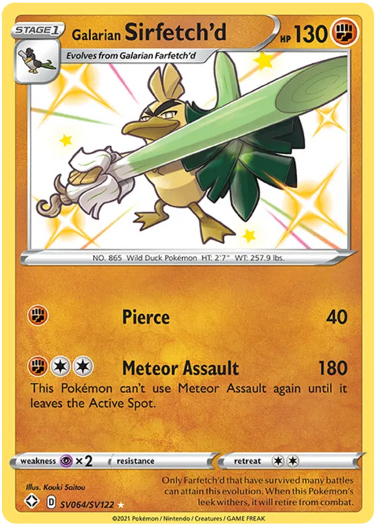 Galarian Sirfetch'd SV064/SV122 Shining Fates