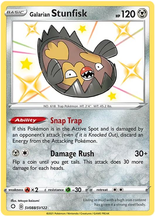 Galarian Stunfisk SV088/SV122 Shining Fates