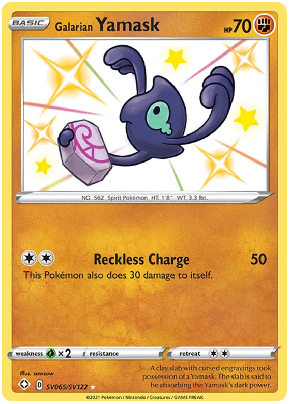 Galarian Yamask SV065/SV122 Sword & Shield Shining Fates