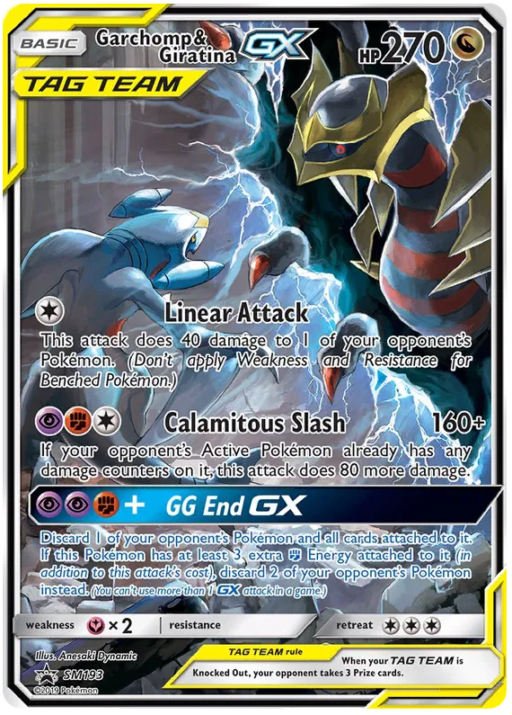 Garchomp & Giratina GX SM193 Sun & Moon Promos
