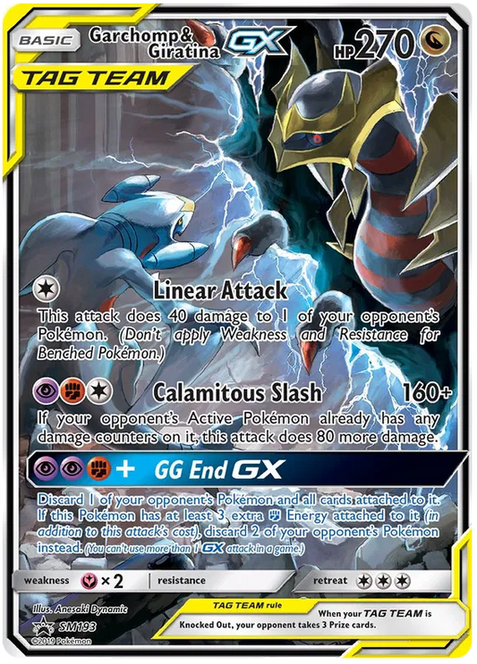 Garchomp & Giratina GX SM193 Sun & Moon Promos