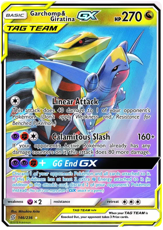 Garchomp & Giratina GX 146/236 Unified Minds