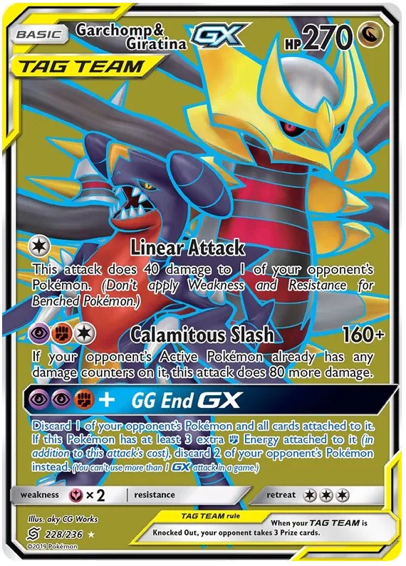 Garchomp & Giratina GX 228/236 Unified Minds