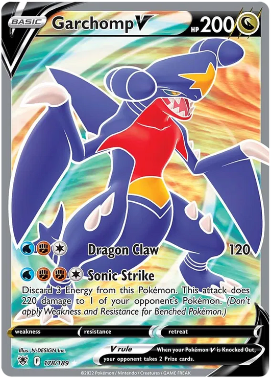 Garchomp V 178/189 Sword & Shield Astral Radiance