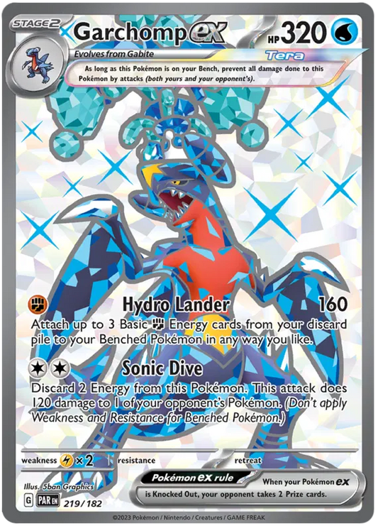 Garchomp ex 219/182 Paradox Rift