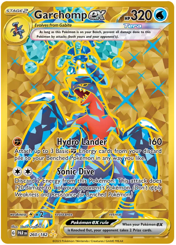 Garchomp ex 260/182 Paradox Rift