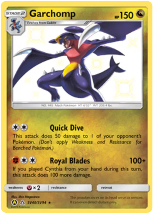 Garchomp SV40/SV94 Hidden Fates