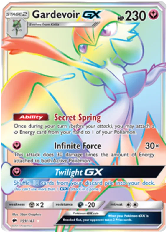 Gardevoir GX 159/147 Burning Shadows