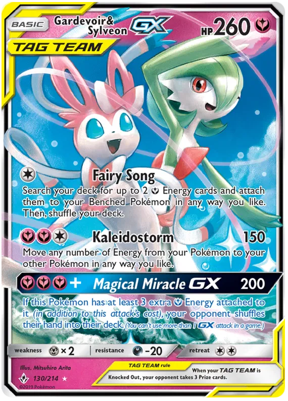 Gardevoir & Sylveon GX 130/214 Unbroken Bonds