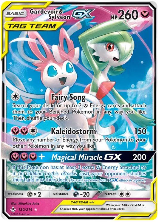 Gardevoir & Sylveon GX 130/214 Unbroken Bonds