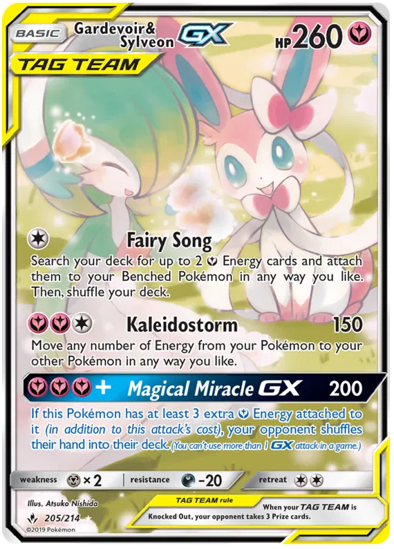 Gardevoir & Sylveon 205/214 Unbroken Bonds