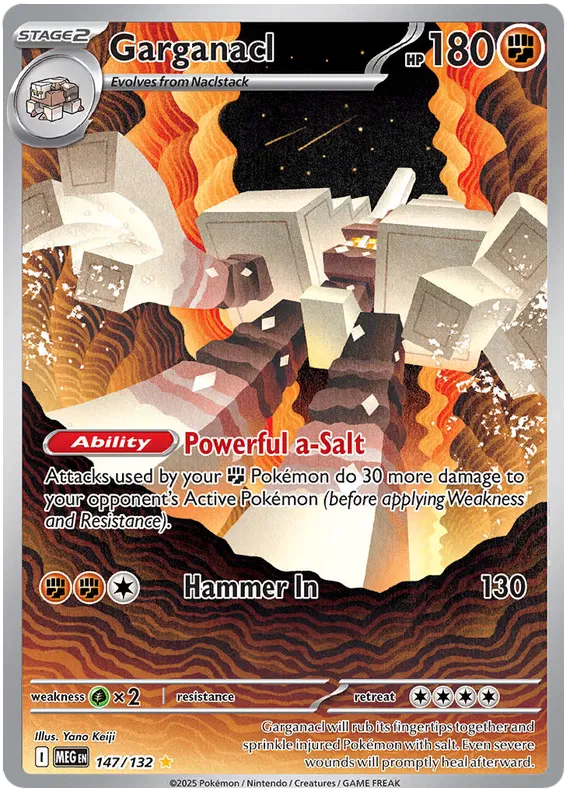 Garganacl 147/132 Mega Evolution