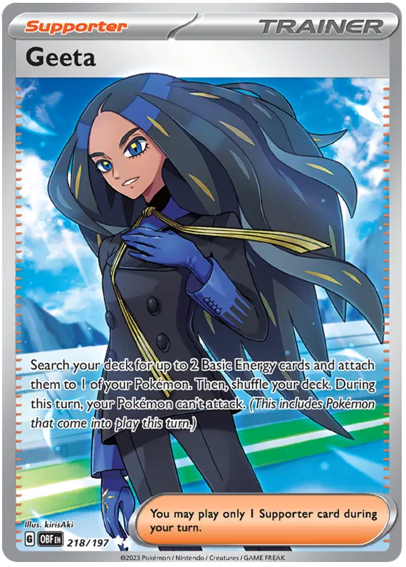 Geeta 218/197 Obsidian Flames