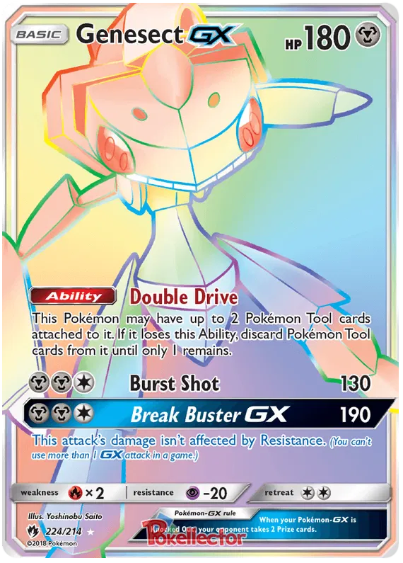 Genesect GX 224/214 Lost Thunder