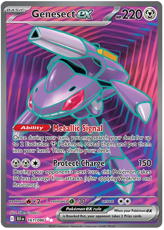 Genesect ex 161/086 Black Bolt