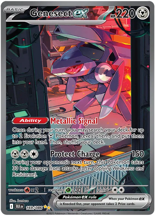 Genesect ex 169/086 Black Bolt