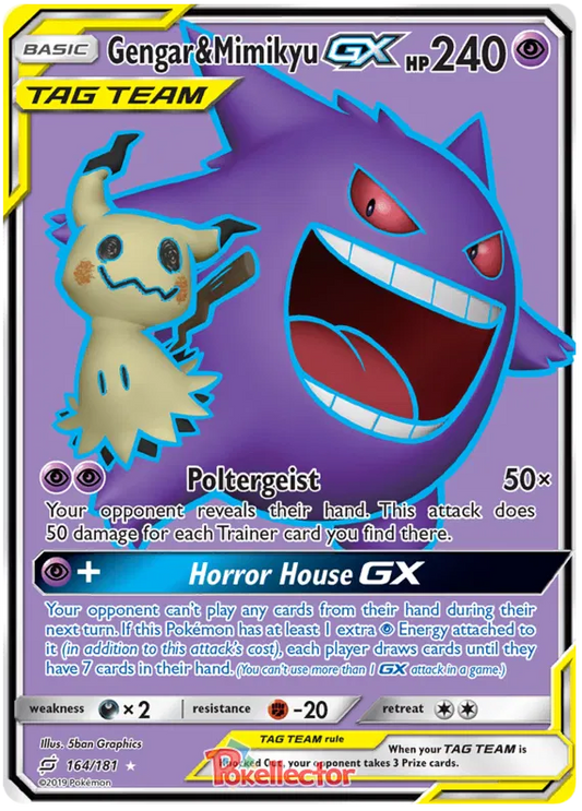 Gengar & Mimikyu GX 164/181 Team Up