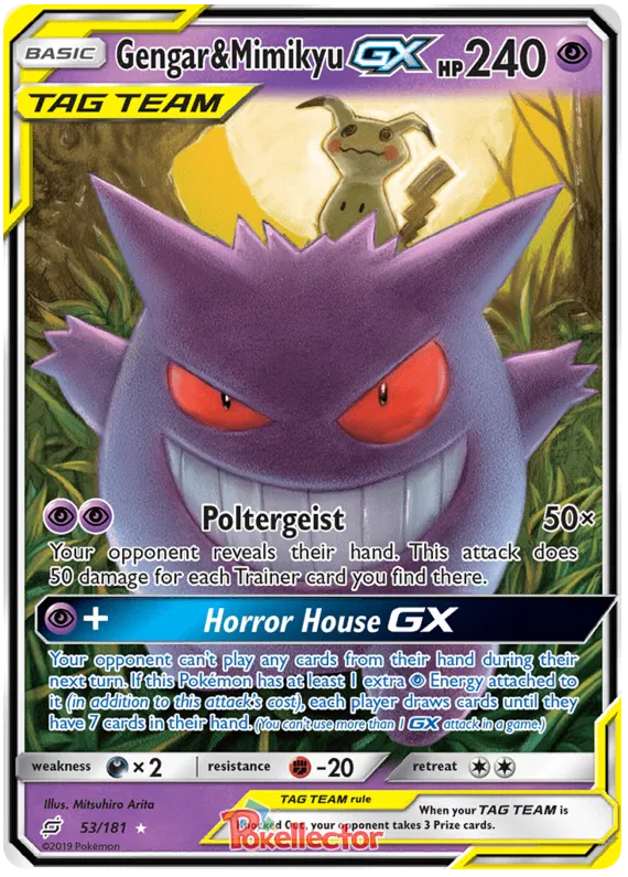 Gengar & Mimikyu GX 53/181 Team Up