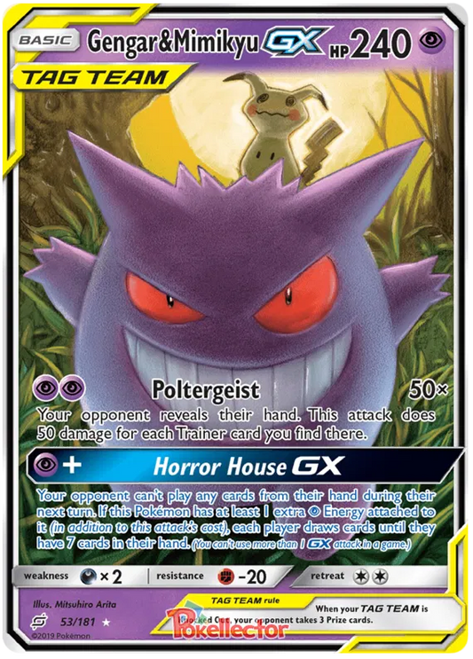 Gengar & Mimikyu GX 53/181 Team Up