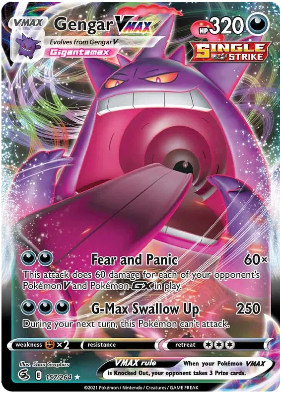 Gengar VMAX 157/264 Fusion Strike