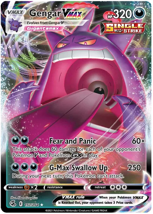 Gengar VMAX 157/264 Sword & Shield Fusion Strike