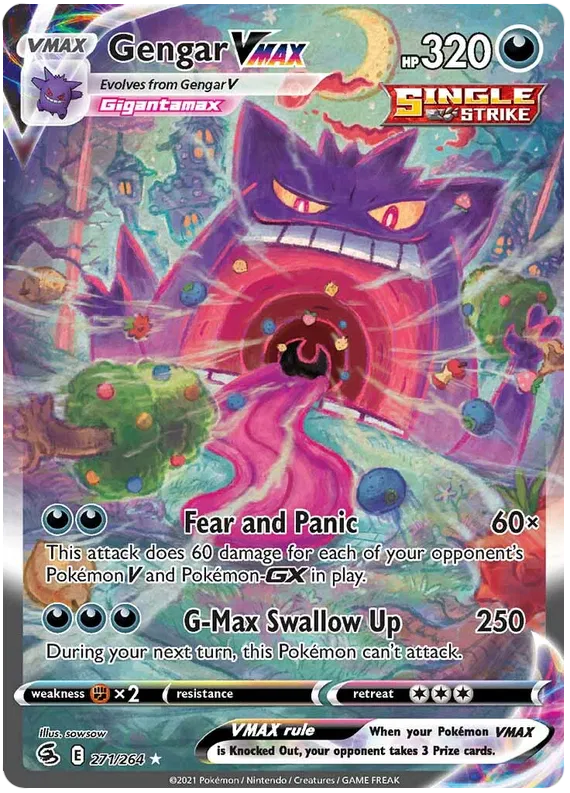 Gengar VMAX 271/264 Fusion Strike