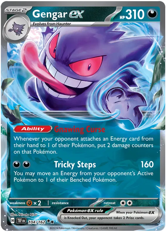 Gengar ex 104/162 Temporal Forces