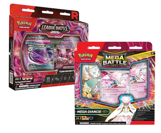 Deck Lot (Mega Battle Deck Diancie ex + Team Rocket's Mewto ex League Deck)