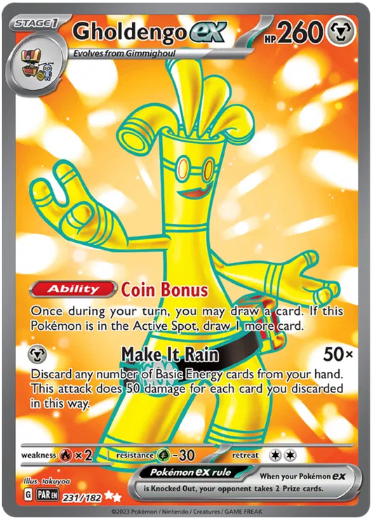 Gholdengo ex 231/182 Paradox Rift