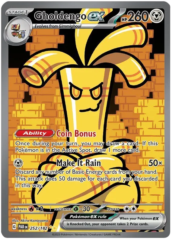 Gholdengo ex 252/182 Paradox Rift