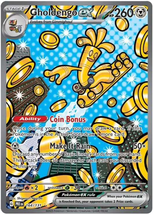 Gholdengo ex 164/131 Prismatic Evolutions