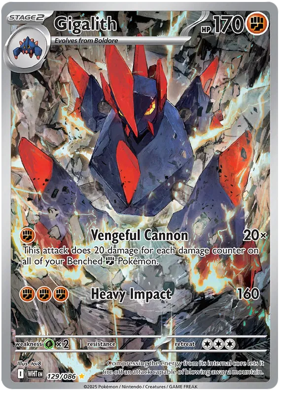 Gigalith 129/086 White Flare