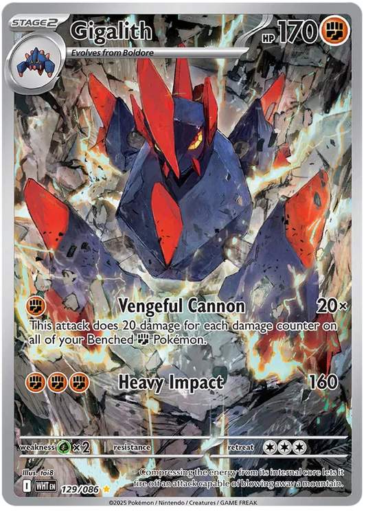 Gigalith 129/086 White Flare